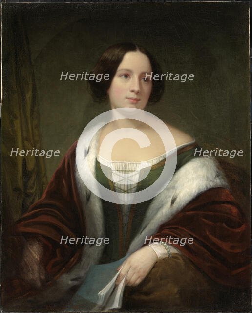 Unidentified woman, 1852.  Creator: Francis Bicknell Carpenter.