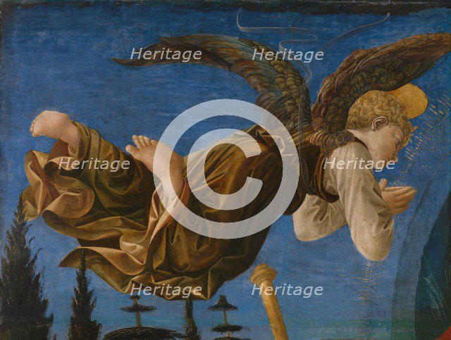 Angel (Panel of the Pistoia Santa Trinità Altarpiece), 1455-1460. Artist: Pesellino, Francesco di Stefano (1422-1457)
