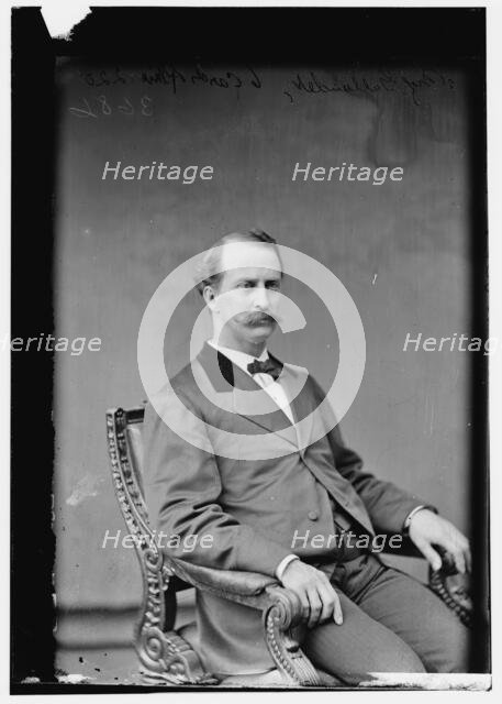 Prof. Edward M. Gallaudet, between 1870 and 1880. Creator: Unknown.