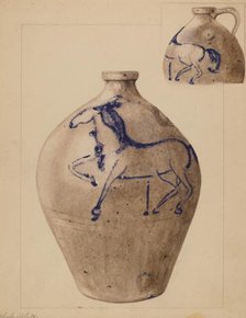 Jug, c. 1937. Creator: Yolande Delasser.