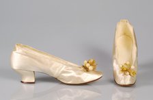 Wedding slippers, American, 1886. Creator: Unknown.