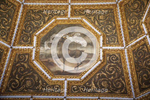 Inside Sintra National Palace, Sintra, Portugal, 2009. Artist: Samuel Magal