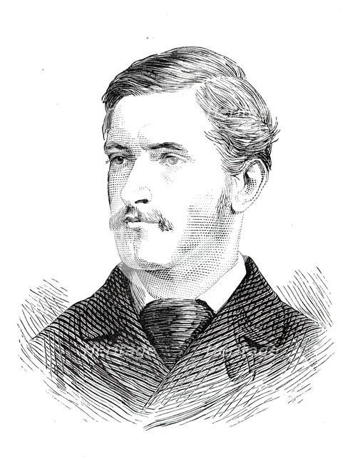 The Universities' Boat-Race, the Oxford Crew: 7. H. P. Marriott, Brasenose, 1876. Creator: Unknown.