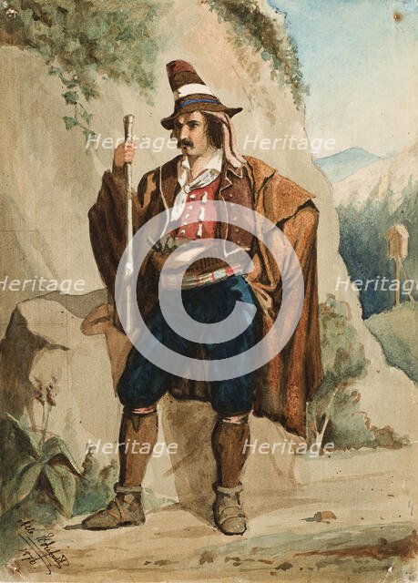 Italian bandit, 1870. Creator: Albert Edelfelt.