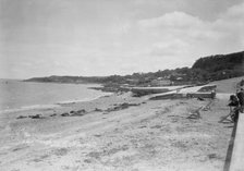 Beach, Isle of Wight, c1935. Creator: Kirk & Sons of Cowes.