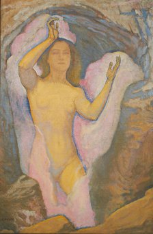 Venus in the Grotto III, 1916. Creator: Moser, Koloman (1868-1918).