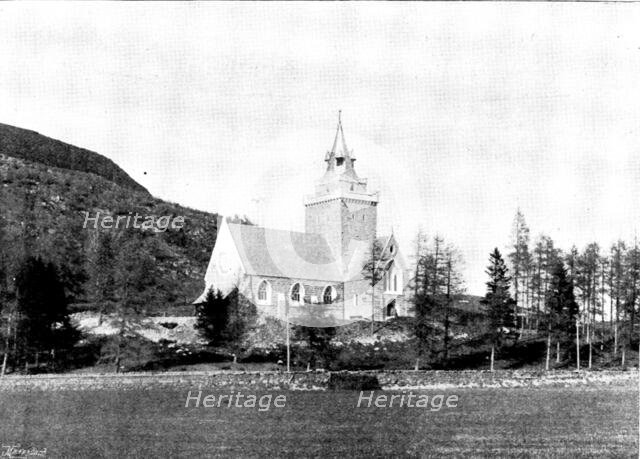 The new parish church at Crathie, 1895. Creator: W. Maxwell Maynard.