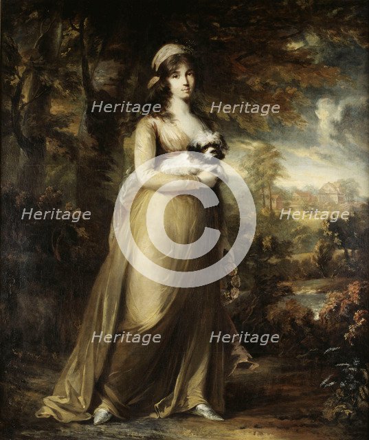 Portrait of the Teresa Vandoni, 1797. Artist: Breda, Carl Frederik von (1759-1818)