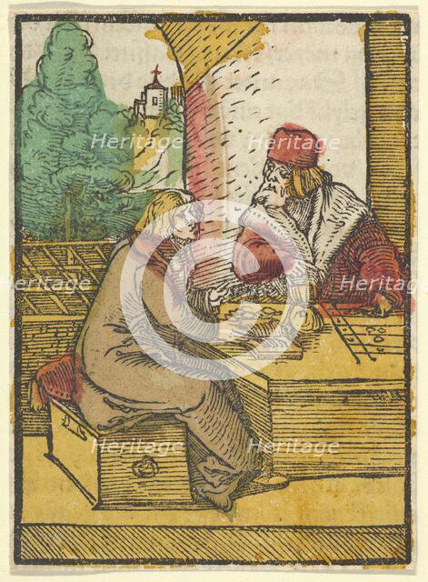 The Parable of the Rich Man and the Housekeeper, 2, from Das Plenarium, 1517. Creator: Hans Schäufelein the Elder.