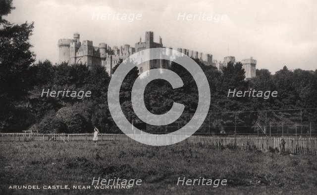 Arundel Castle, West Sussex, early 20th century. Artist: Unknown
