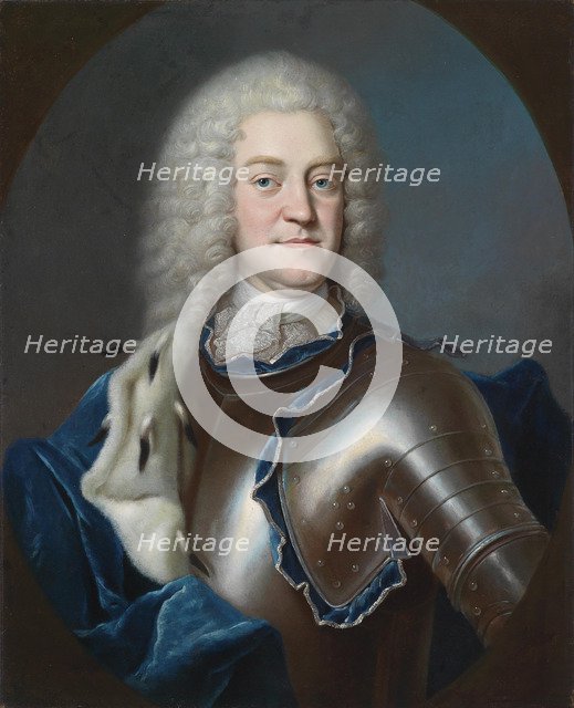 Portrait of Christian Ludwig II, (1683-1756) Duke of Mecklenburg, 1731-1732. Artist: Weissmann, Georg (1706-1760)