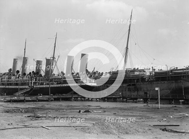 German Ships, Interned Ships, 1916. Creator: Harris & Ewing.