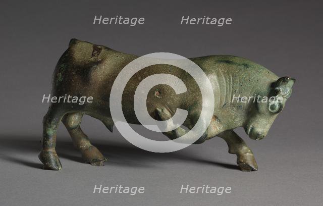 Pawing Bull, 500-475 BC. Creator: Unknown.
