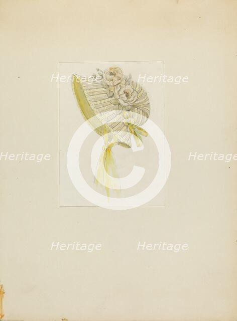 Bonnet, c. 1936. Creator: Jessie M. Benge.
