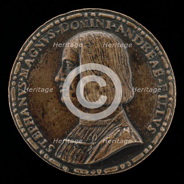 Stefano di Andrea Magno, c. 1500-1572 [obverse], 1519. Creator: Giovanni Maria Pomedelli.