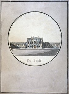 The Bank of England, City of London, 1792.                                                  Artist: Anon