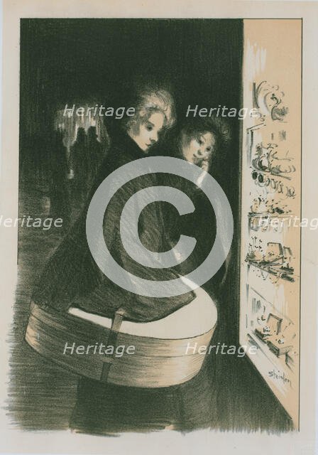 Dessin original pour les "Maîtres de l'Affiche"., c1898. Creator: Theophile Alexandre Steinlen.