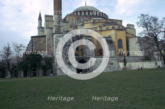 Mosque of St Sophia in Istanbul, 6th century. Artist: Unknown