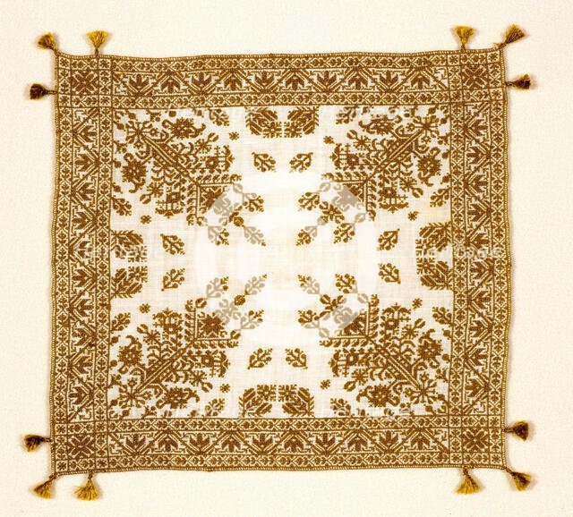 Handkerchief (Mherma), about 1800. Creator: Unknown.