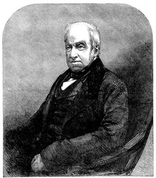 The Late Mr. Robert Brown, Keeper of Botany in the British Museum..., 1858.  Creator: Unknown.