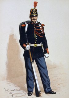 Republican Guard, 1871 (1887). Artist: A Lemercier