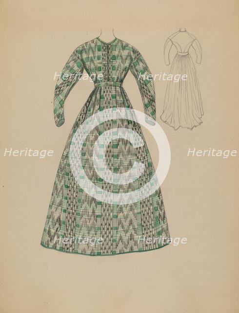 Dress, c. 1936. Creator: Rosalia Lane.