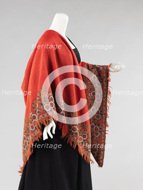 Shawl, French, first quarter 19th century. Creator: Unknown.