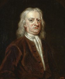 Portrait of Sir Isaac Newton (1642-1727), First third of 18th century. Creator: Vanderbank, John (1694-1739).