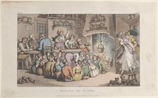 Hunting the Slipper, from "The Vicar of Wakefield", May 1, 1817., May 1, 1817. Creator: Thomas Rowlandson.