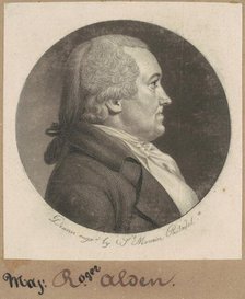 Roger Alden, 1798. Creator: Charles Balthazar Julien Févret de Saint-Mémin.