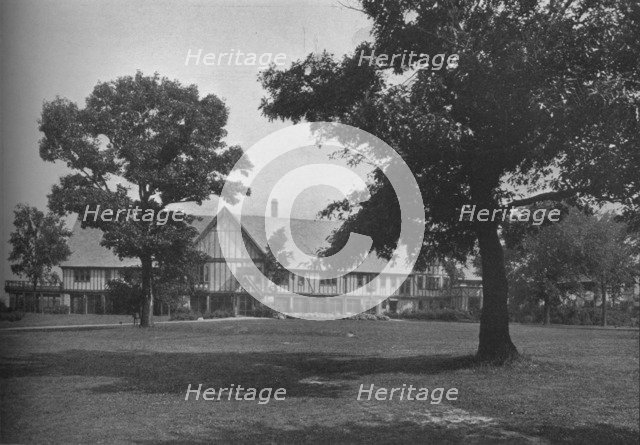 Front elevation of the clubhouse, Glen View Club, Glenview, Illinois, 1925. Artist: Unknown.