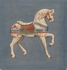 Carousel Horse, 1935/1942. Creator: Henry Murphy.