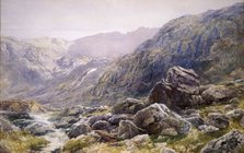 Llanberis Pass, 1875.  Artist: Thomas Collier