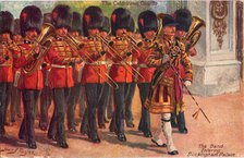 The Coldstream Guards - The Band entering Buckingham Palace, c1930. Creator: Harry Payne.