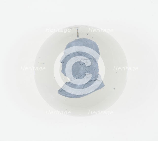 Paperweight, Clichy, c. 1846-55. Creator: Clichy Glassworks.