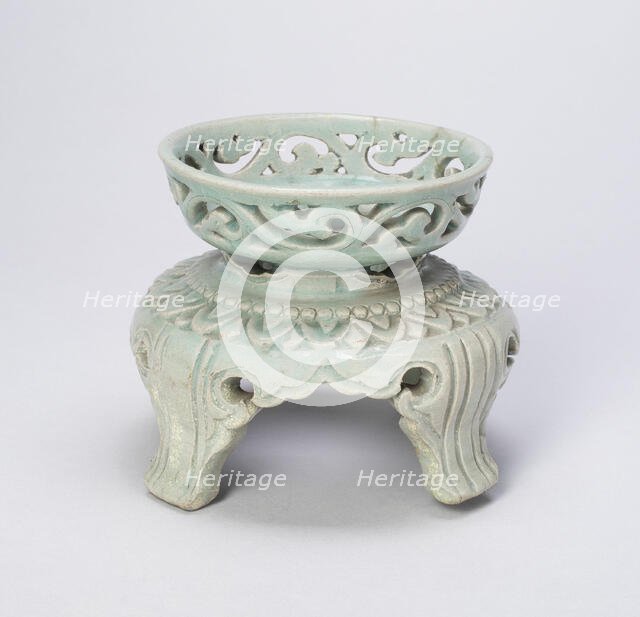 Quatrefoil Cup Stand, Korea, Goryeo dynasty (918-1392), mid-12th century. Creator: Unknown.