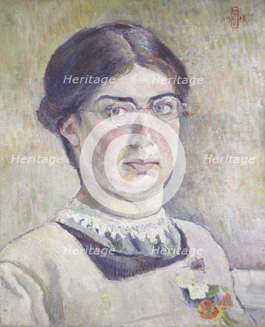 Self-portrait, 1913. Artist: Orovida Camille Pissarro.