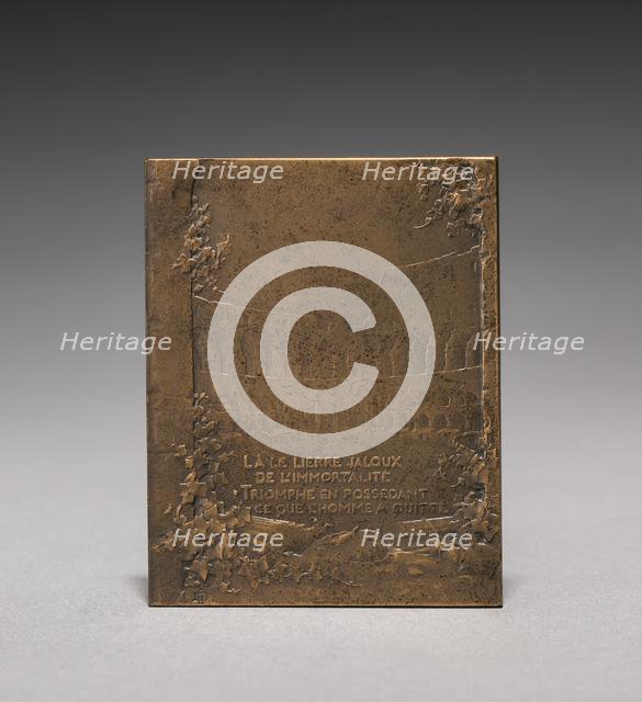 Medallion (reverse). Creator: Jules Dupré (French, 1811-1889).