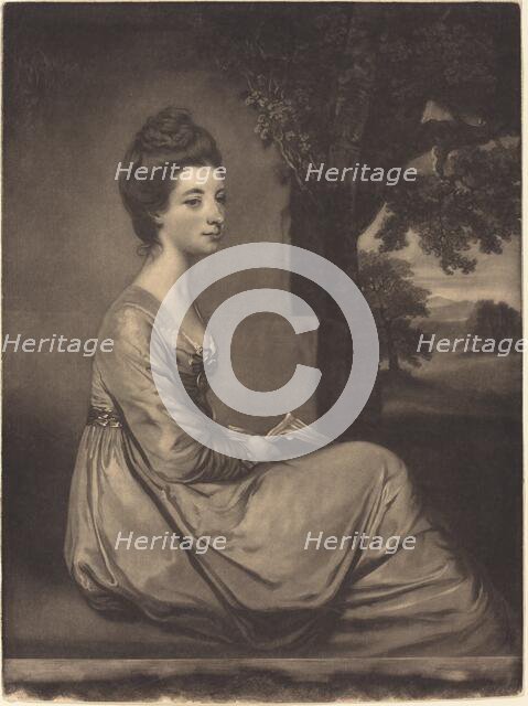 Jemima Countess Cornwallis, 1771. Creator: James Watson.