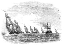 The Experimental Brig Squadron, 1844. Creator: Unknown.