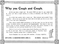 Advertisement for Scott's Emulsion, 1898. Creator: Unknown.