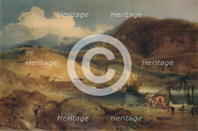 'Cader Idris, from Barmouth Sands', c1833. Artist: John Sell Cotman.