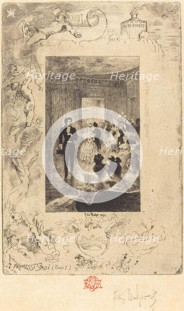 I Promessi Sposi (The Betrothed), 1879/1880. Creator: Felix Hilaire Buhot.