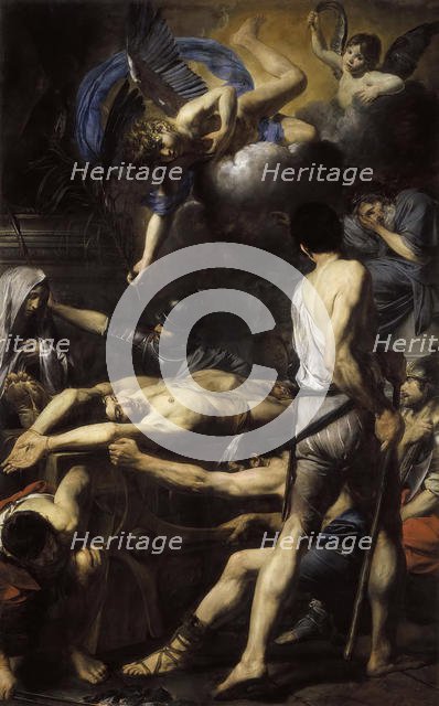The Martyrdom of Saints Processus and Martinian, 1629. Creator: Valentin de Boullogne (1591-1632).