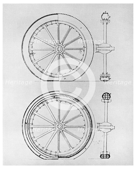 The first pneumatic tyre, 1845 (1956). Artist: Unknown