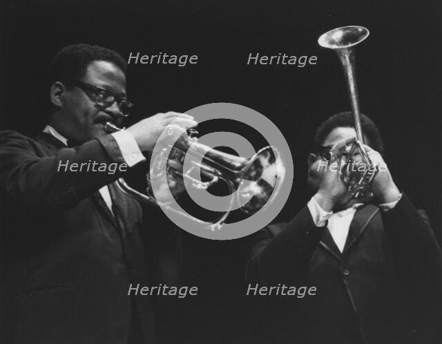 Dizzy Gillespie and Clark Terry, Daily Mail International Jazz Festival, Manchester, 1963. Creator: Brian Foskett.