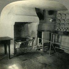 'Burn's Cottage - Room, where the Poet was Born, Ayr, Scotland', c1930s. Creator: Unknown.