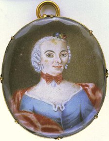 Portrait of a lady, c1780. Creator: Unknown.