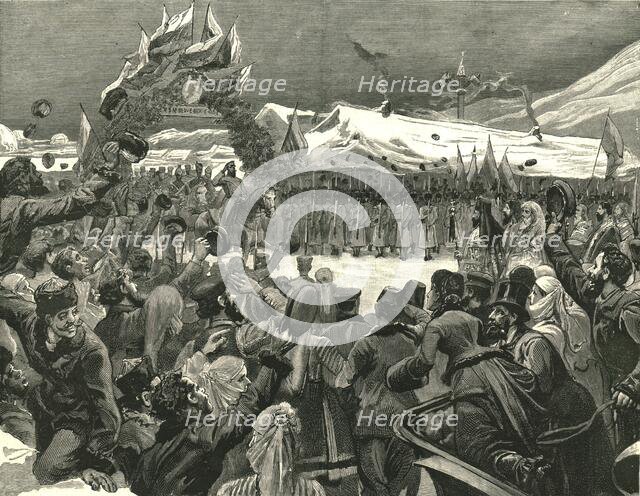 'The Entry of Prince Alexander into Sofia, Dec 26th.', 1886. Creator: Unknown.