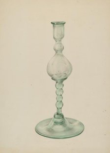 Candlestick, c. 1939. Creator: Elisabeth Fulda.